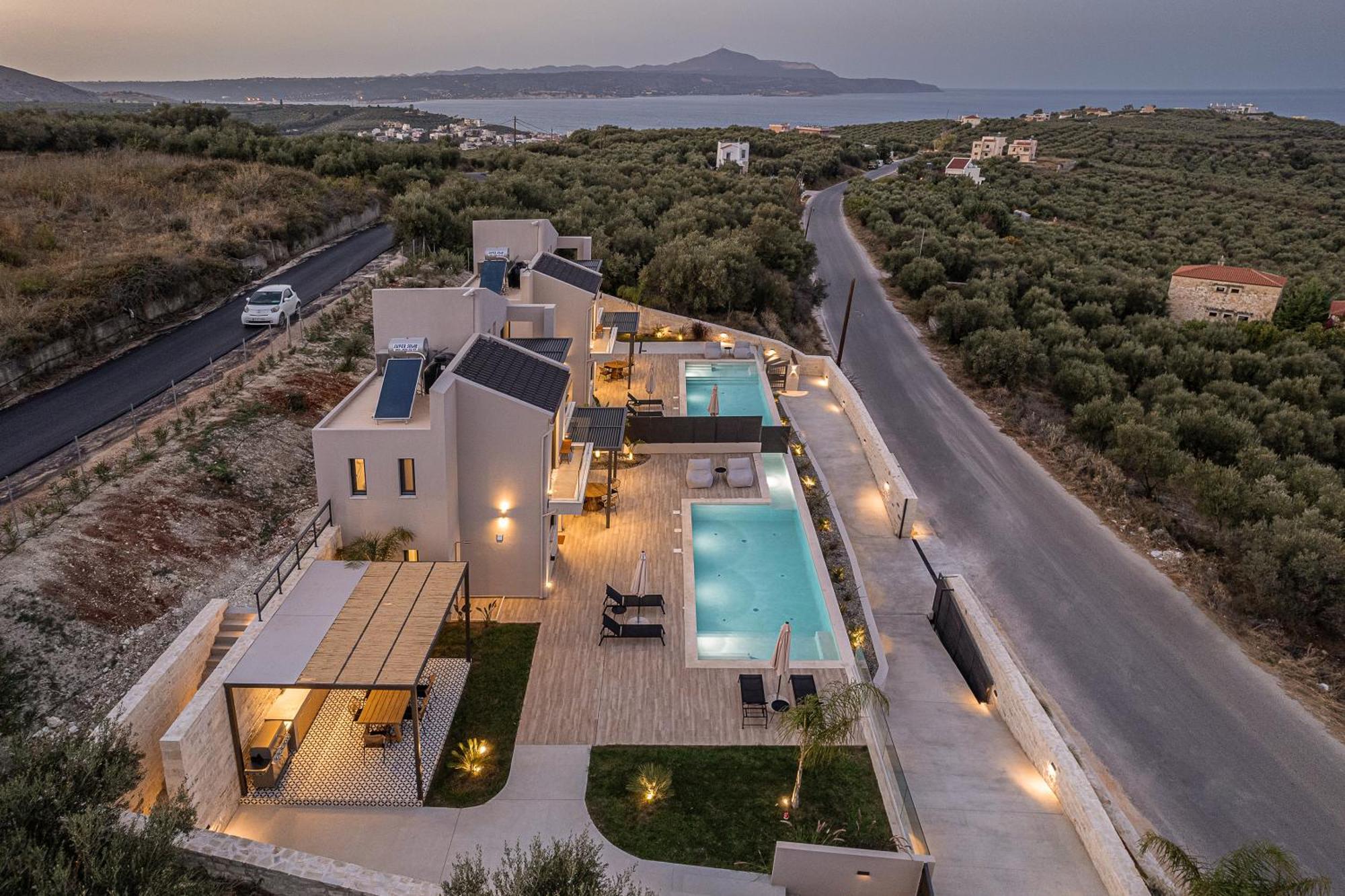 Melanthia Villas Tsivarás エクステリア 写真